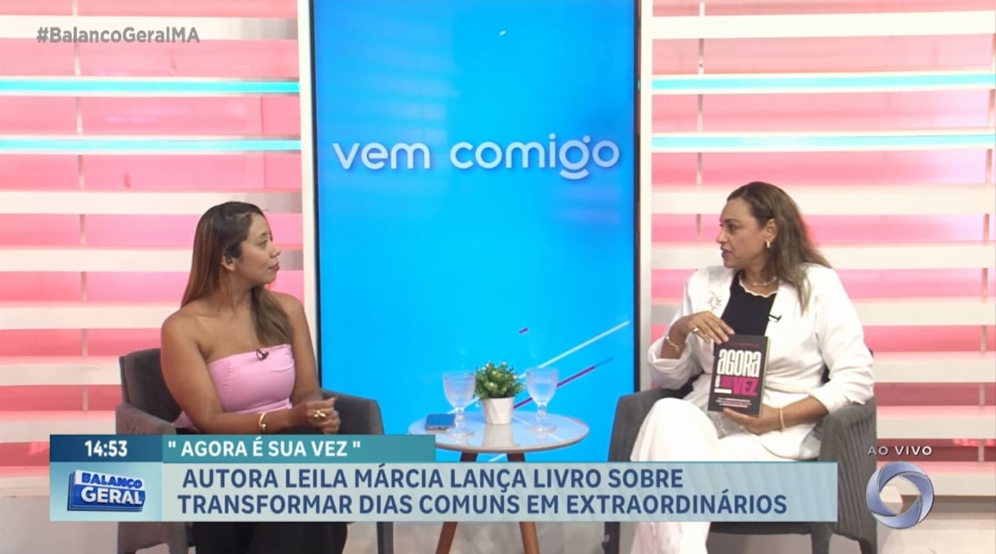 Vem Comigo: livro 'Agora é sua vez' aborda superação e mudança de trajetória