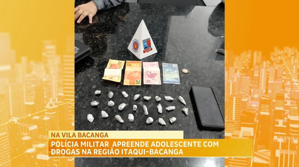 Polícia Militar apreende jovem com drogas na região Itaqui-Bacanga