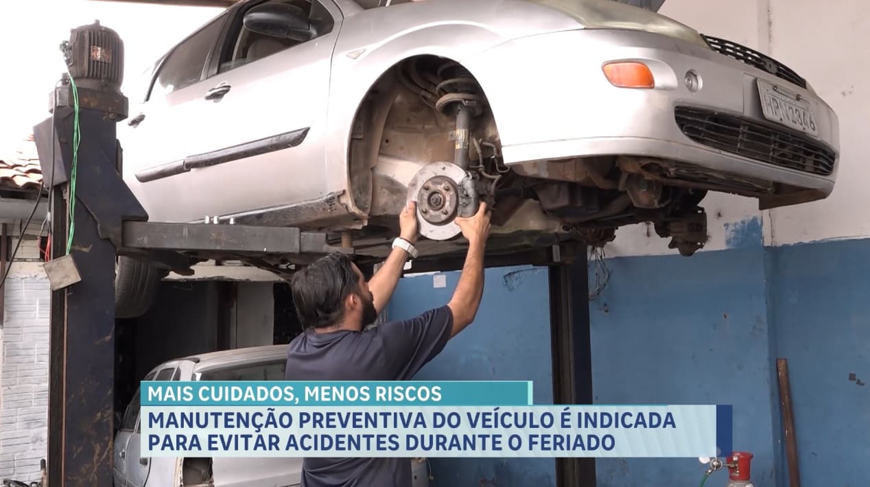 Manutenção preventiva do veículo é indicada para evitar acidentes durante o feriado prolongado