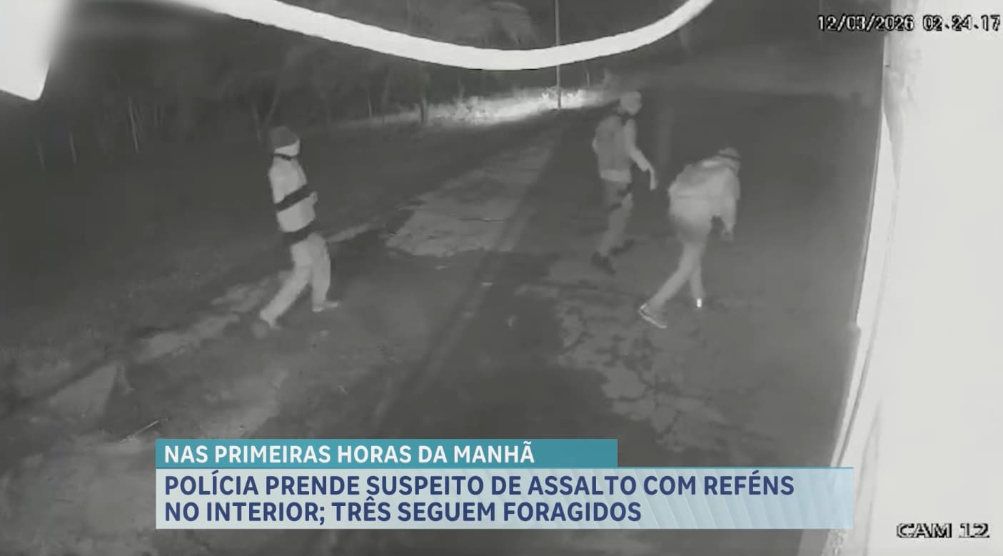 Polícia prende suspeito de assalto com reféns em Axixá; três continuam foragidos