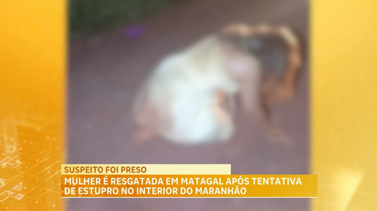 Mulher é resgatada em matagal após tentativa de estupro no interior do Maranhão