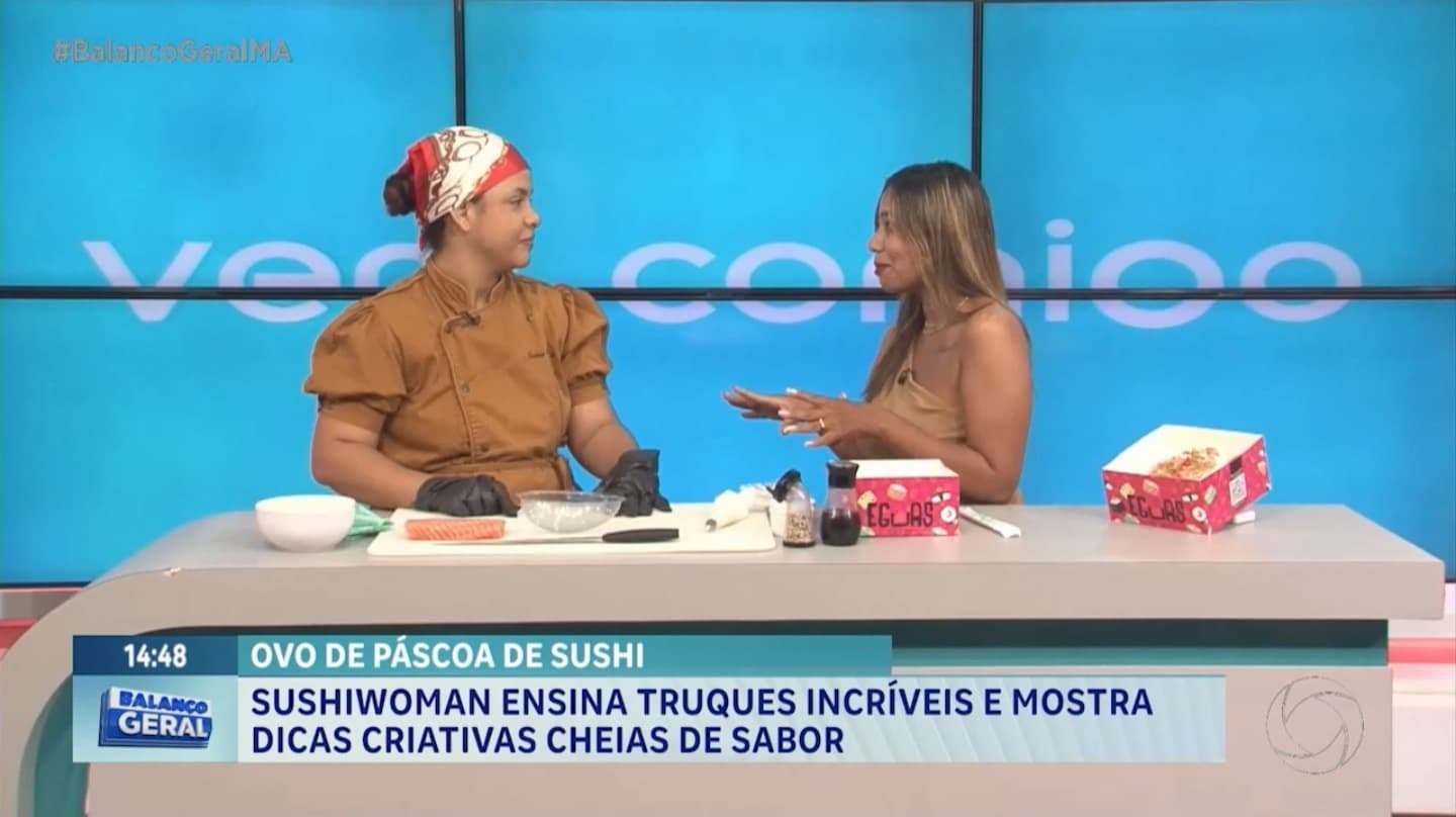Vem Comigo: Sushiwoman apresenta "Ovo de Páscoa de Sushi" como alternativa gastronômica