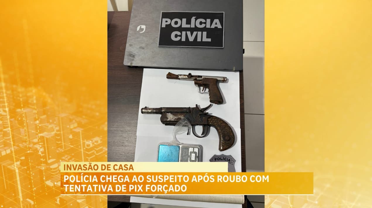 Polícia chega a suspeito após roubo com tentativa de PIX forçado