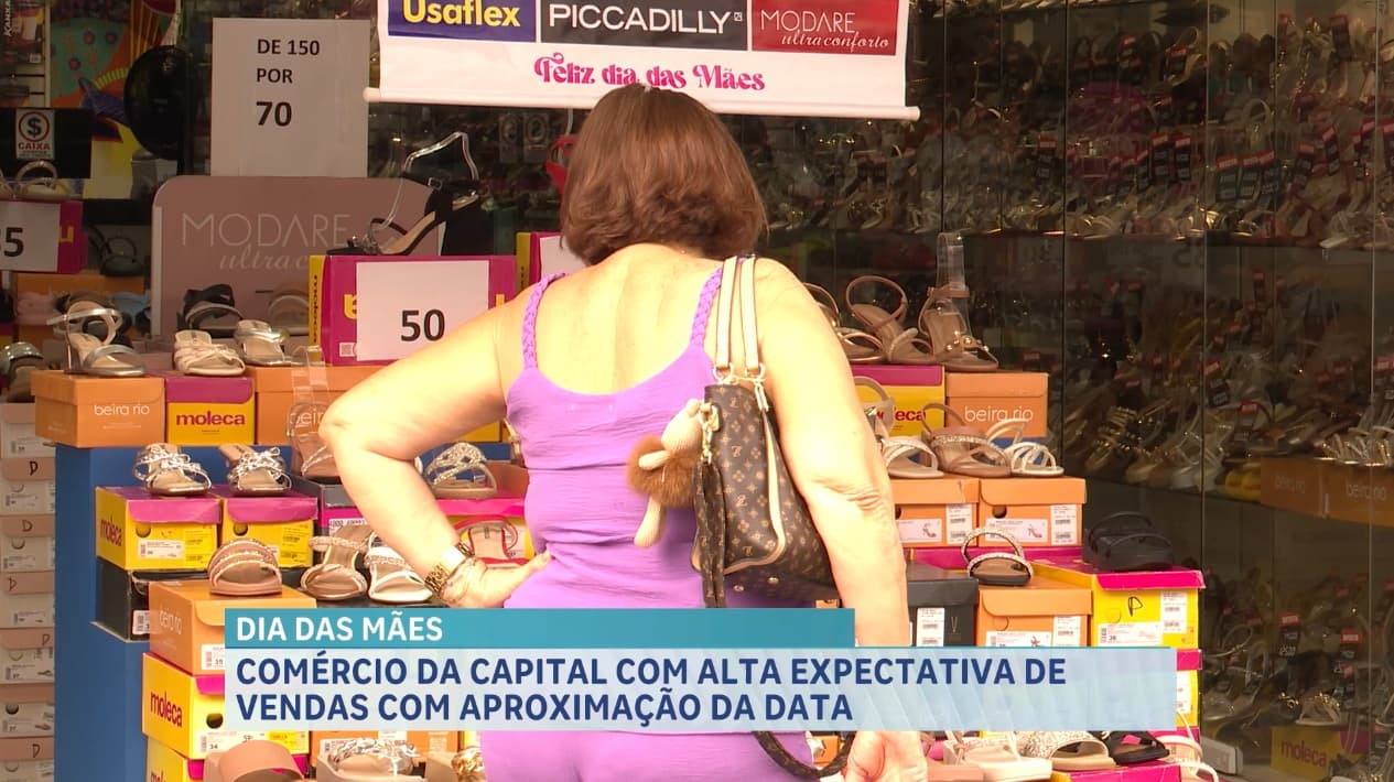 Dia das Mães movimenta comércio da capital com aproximação da data