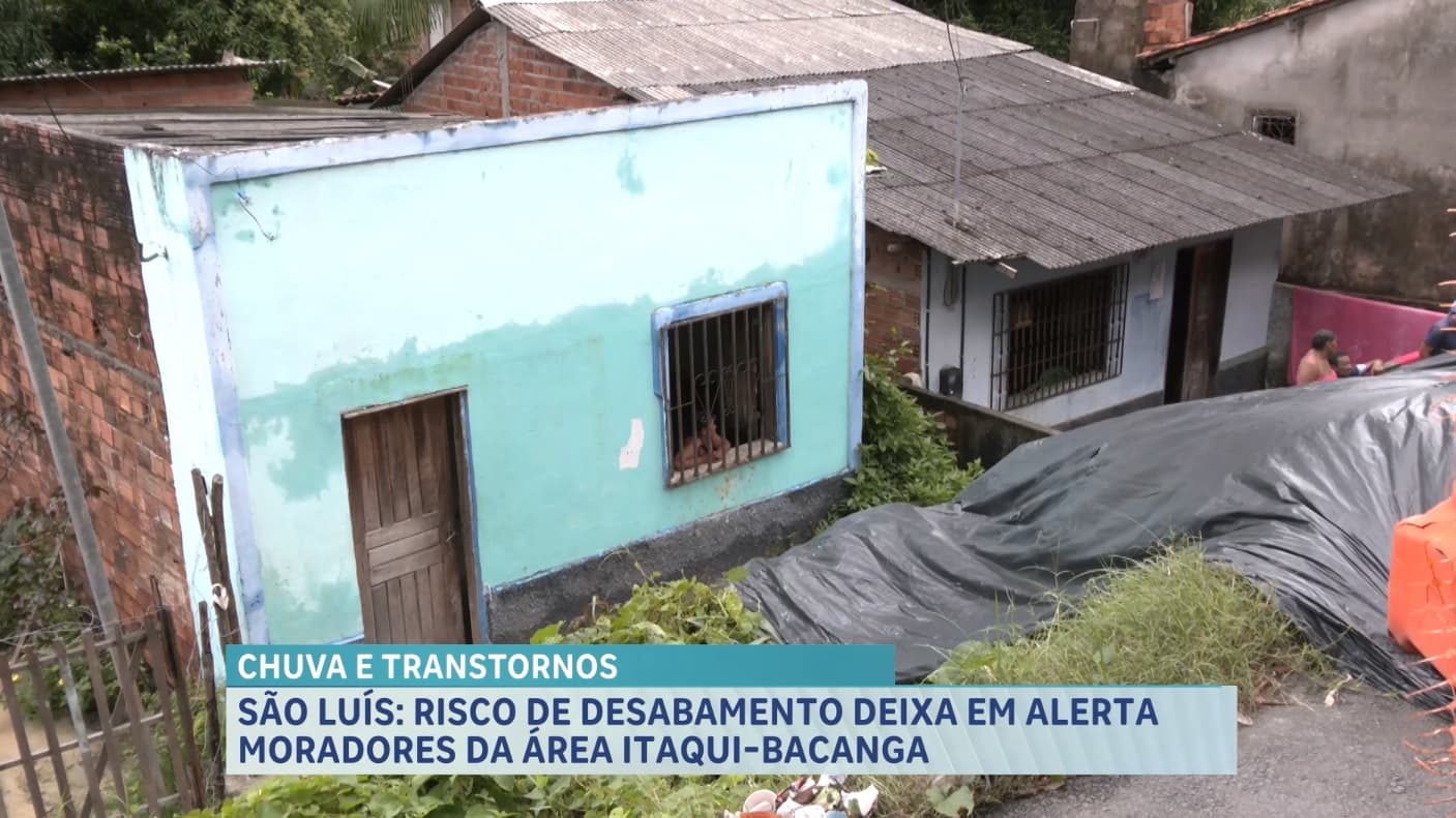 Chuva abre cratera e isola moradores no Anjo da Guarda, em São Luís