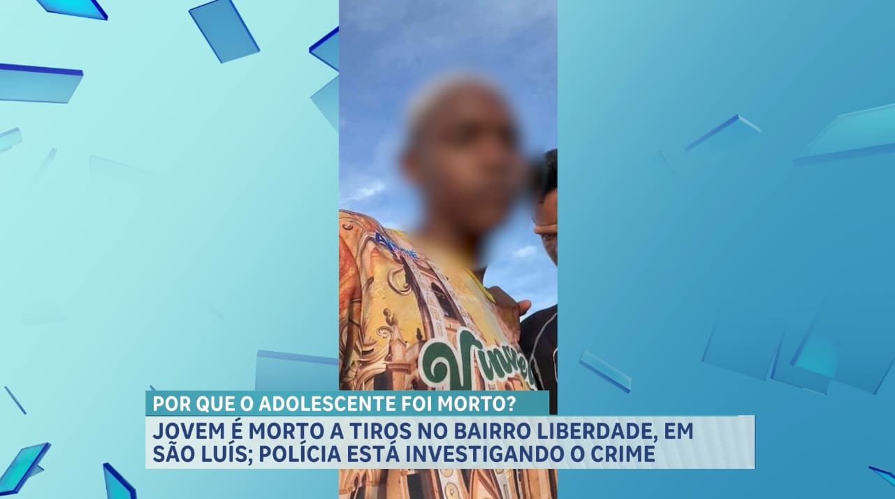 Jovem é morto a tiros no bairro Liberdade, em São Luís; polícia investiga o caso