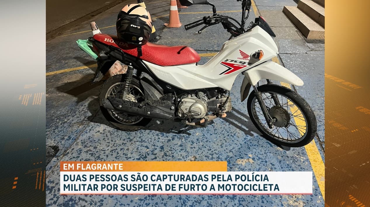 Polícia Militar recupera motocicleta roubada e conduz dupla suspeita, em São Luís
