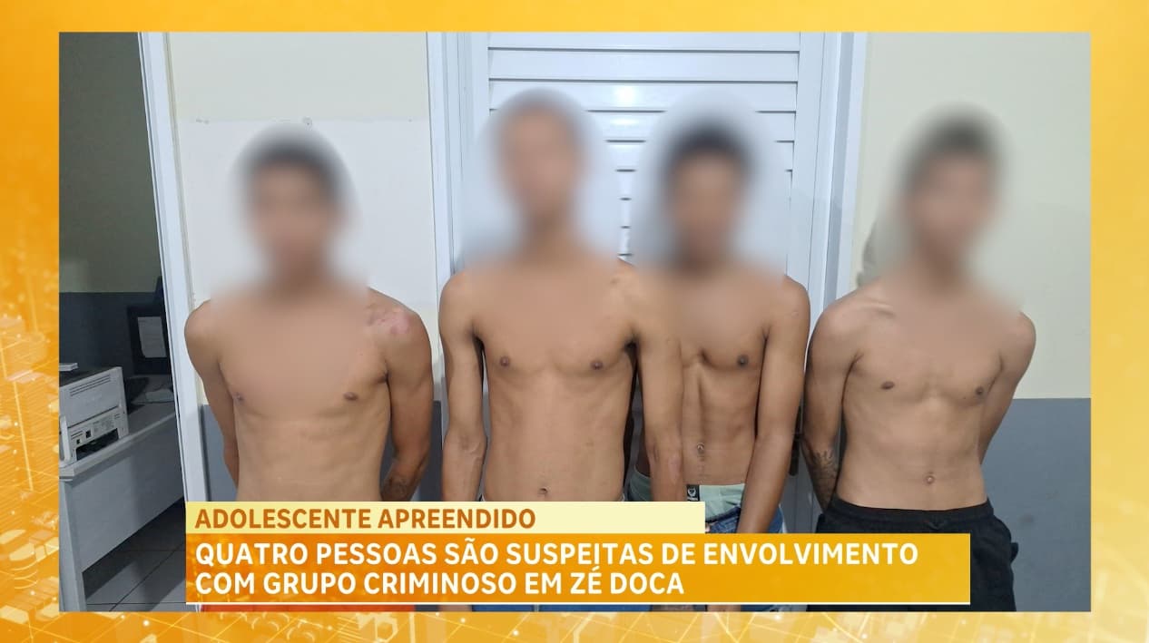 Quatro pessoas são suspeitas de envolvimento com grupo criminoso, em Zé Doca
