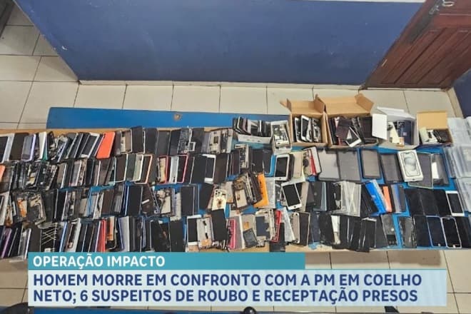 Homem é morto e seis são presos durante operação da polícia em Coelho Neto
