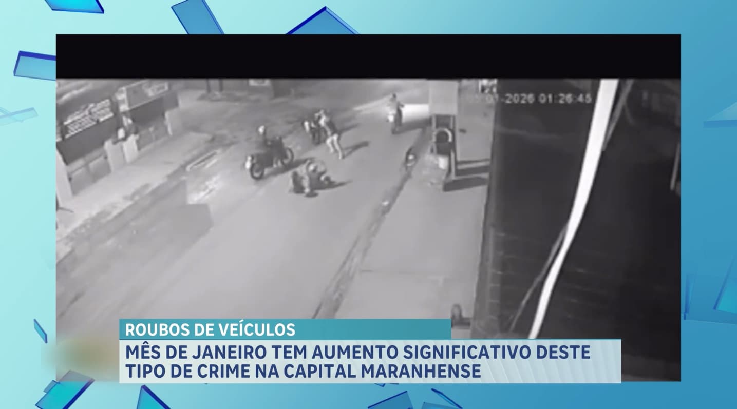 Mês de janeiro é marcado por aumento de roubos de veículos em São Luís