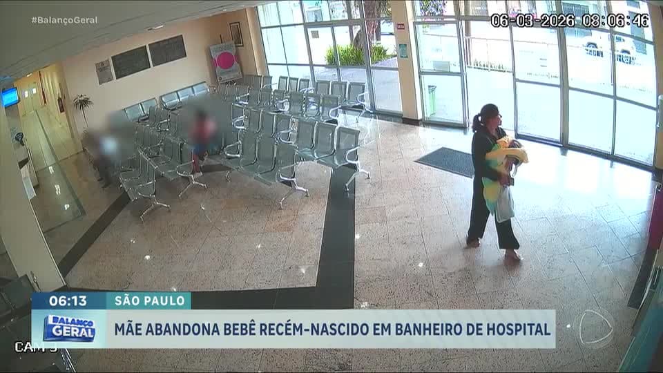 Mãe abandona bebê recém-nascido em hospital de São Paulo