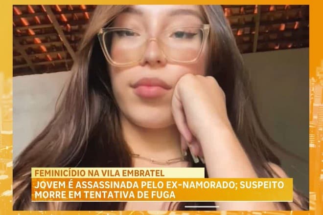 Jovem de 20 anos é assassinada a facadas pelo ex-namorado: suspeito morre durante tentativa de fuga