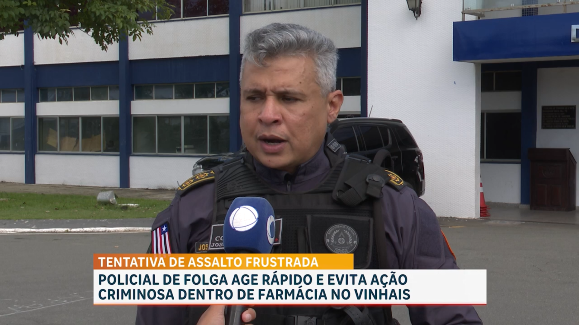 Coronel de folga prende suspeito de assalto em farmácia no Vinhais