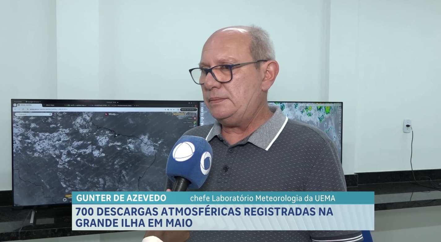 Grande Ilha registra 700 descargas atmosféricas durante o mês de maio