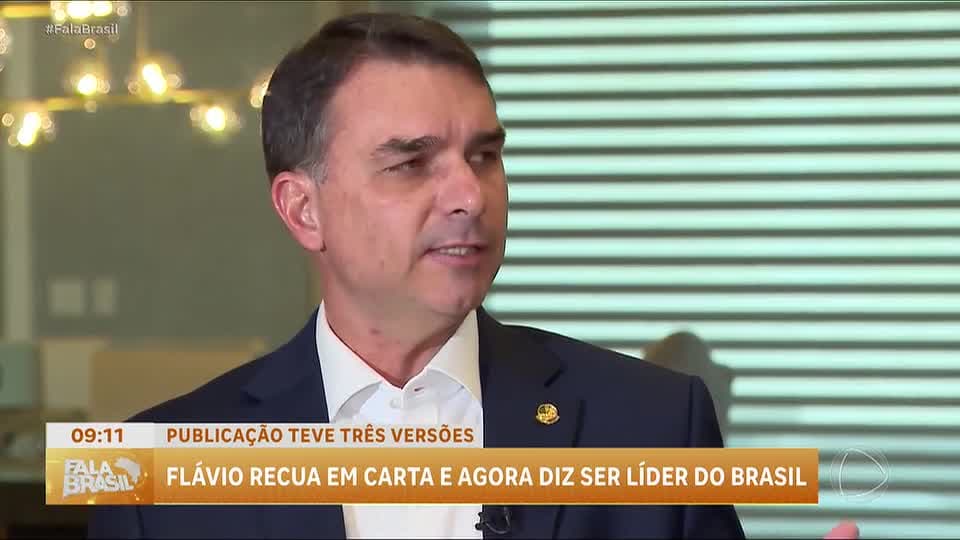 Flávio Bolsonaro contesta eleições em carta nos EUA e se diz 'líder do Brasil'