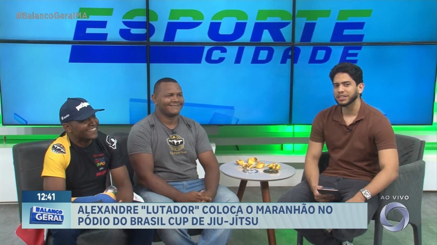 Esporte Cidade: maranhense Alexandre “Lutador” garante prata e bronze no Brasil Cup de Jiu-Jítsu
