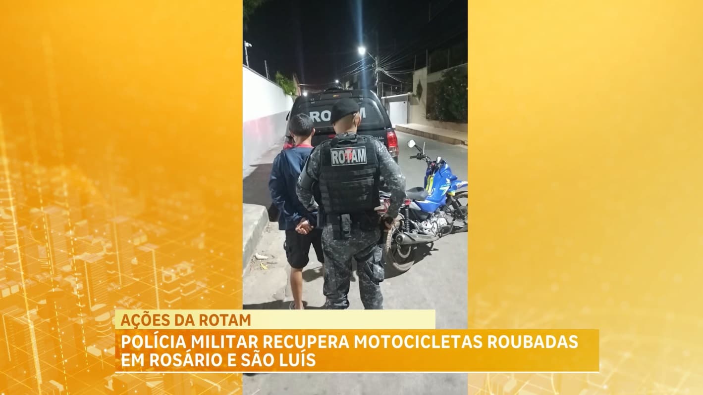 Duas motocicletas com registro de roubo são recuperadas no Maranhão