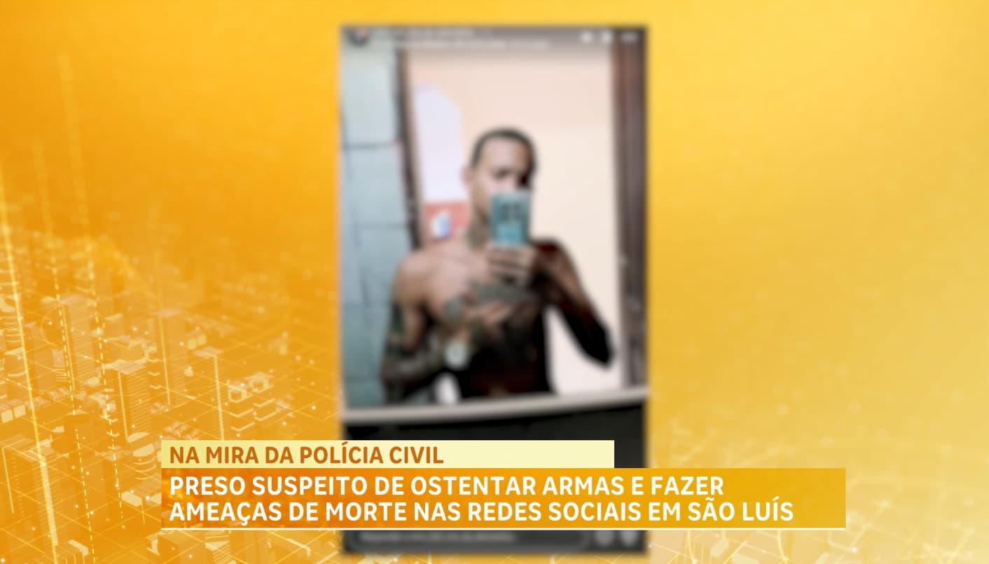 Homem investigado por integrar facção criminosa é preso no Vinhais, em São Luís