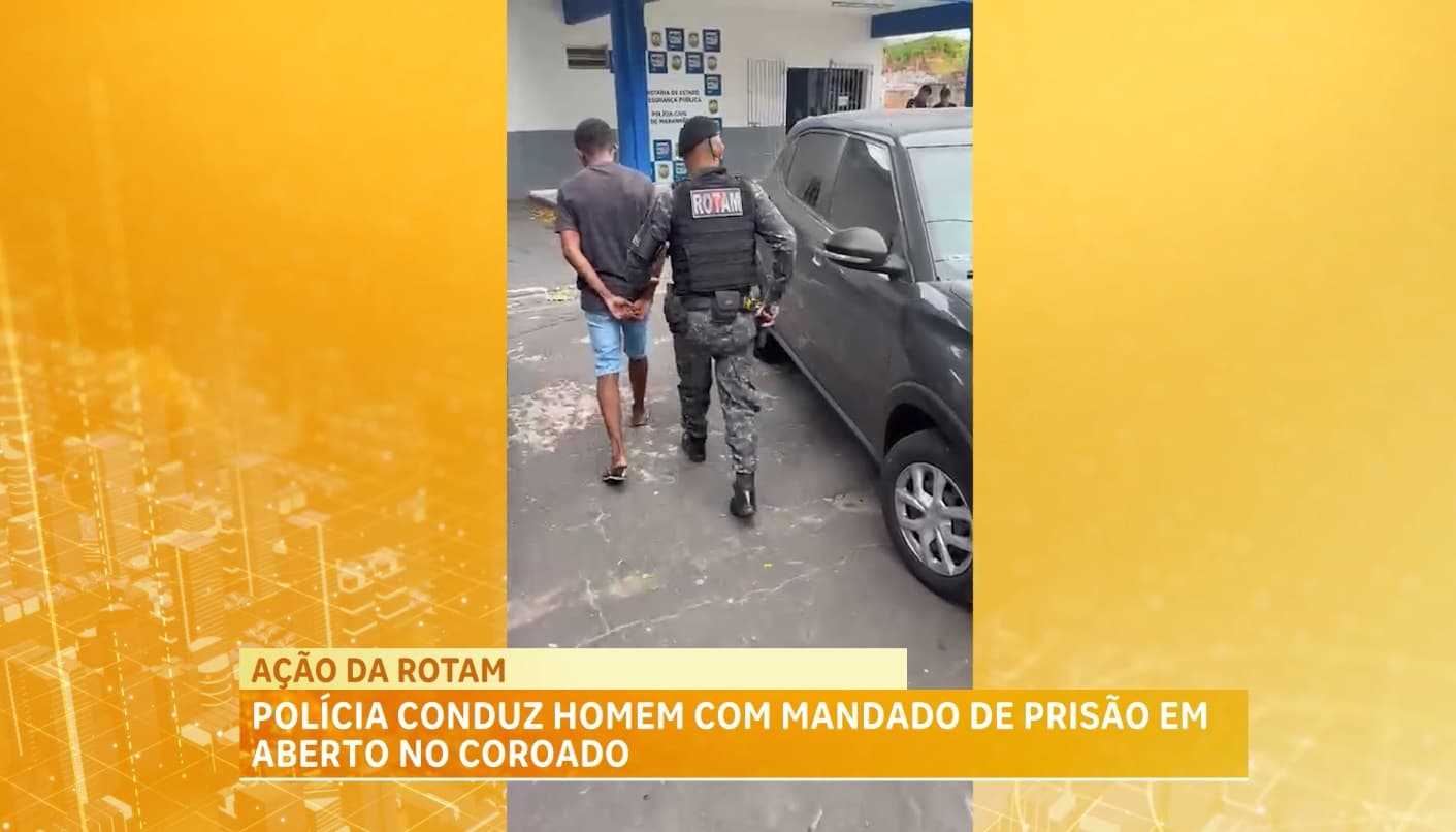 Homem com mandado de prisão por roubo é preso no Coroado
