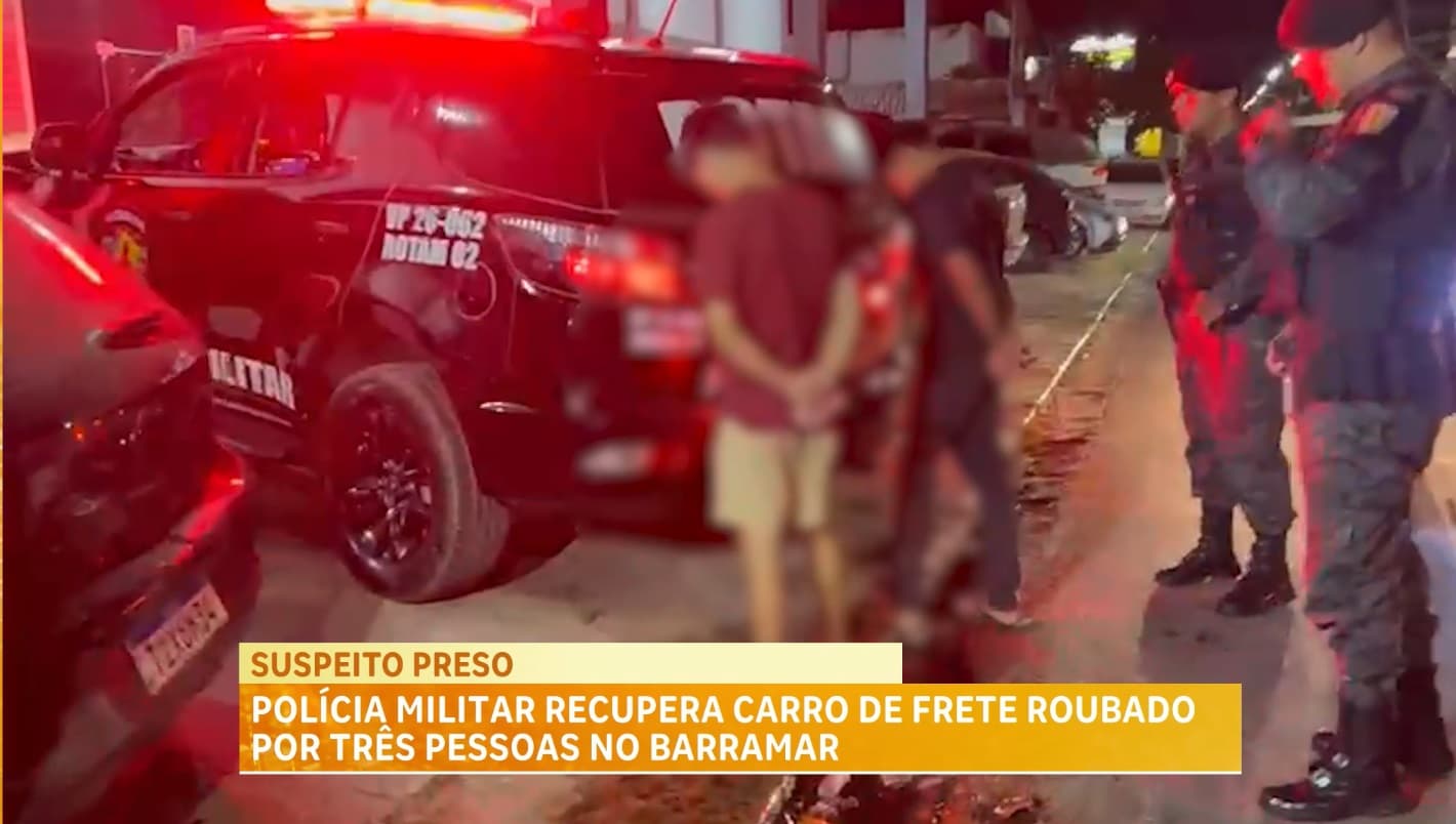 Carro roubado durante falso frete é recuperado no Vinhais; dois suspeitos são detidos