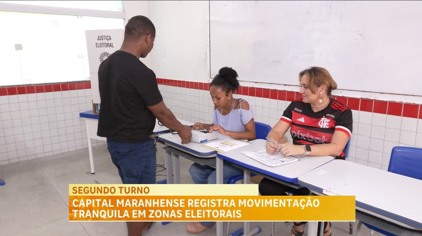 Eleições 2026: São Luís registra votação tranquila para presidente no segundo turno
