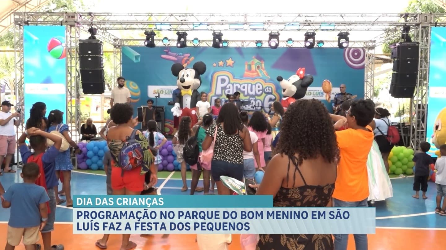 Parque do Bom Menino recebe ação do Dia das Crianças